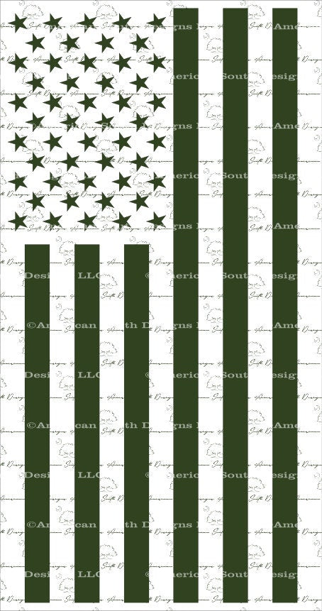 American Flag Vertical