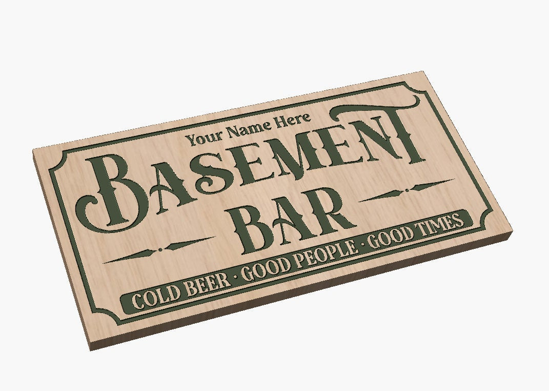 Basement Bar Sign
