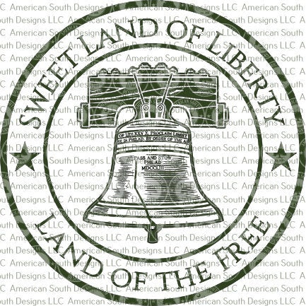 Sweet Land of Liberty  Liberty Bell Round